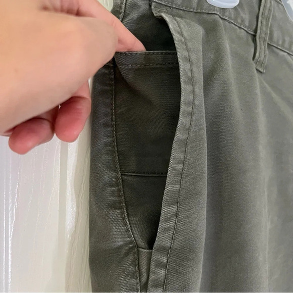 Empyre‎ Mens Mid Rise Skeletor Skinny Relaxed Fit Army Green Wrinkle Free 30/SM - Picture 8 of 16